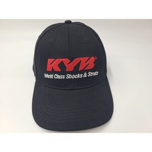 KYB World Class Shocks & Struts Flex Fitted S-M Hat Cap Car Dad Men Women Black